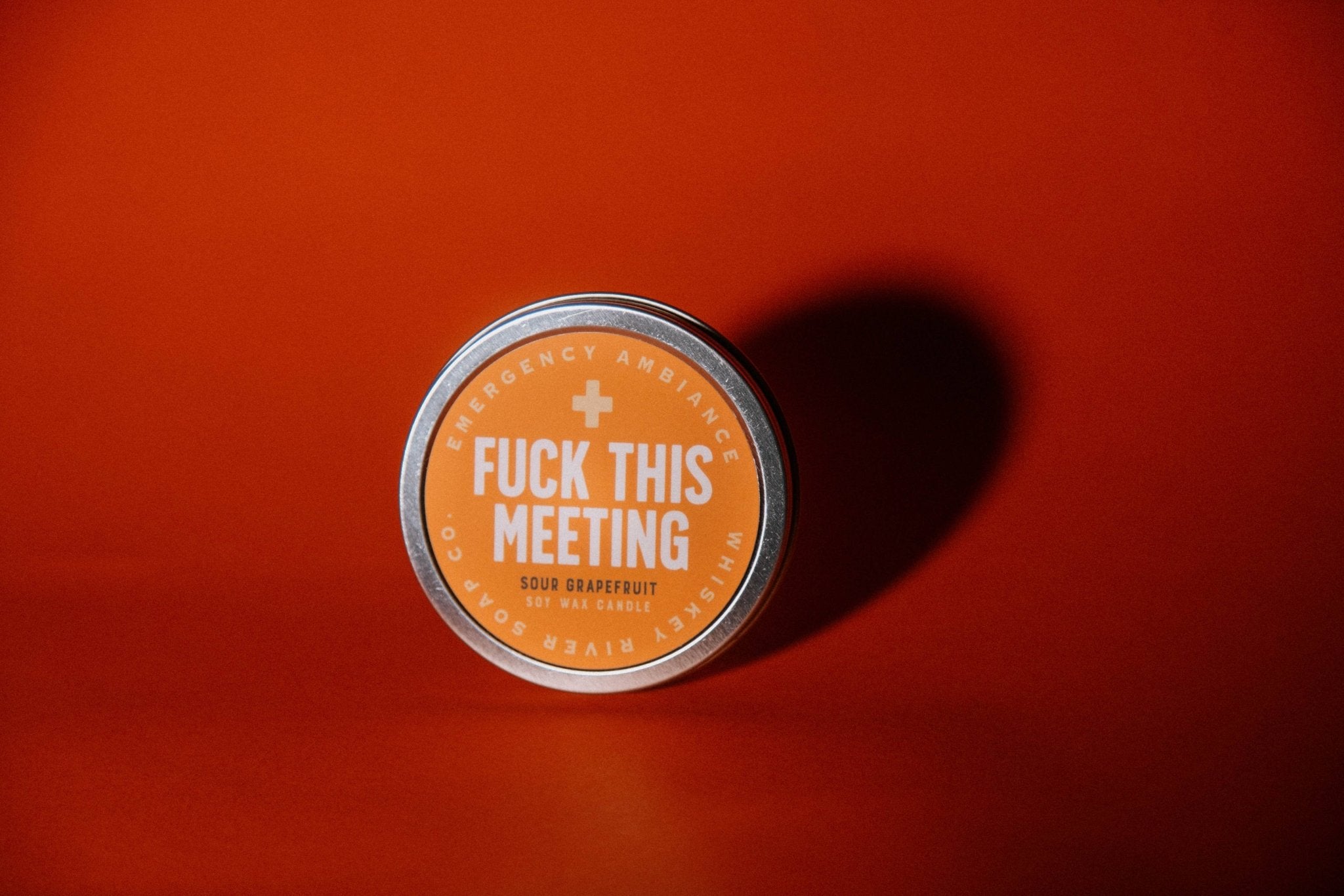 Fuck This Meeting Emergency Ambiance Travel Tin | Funny Cand - HER Home Design Boutique